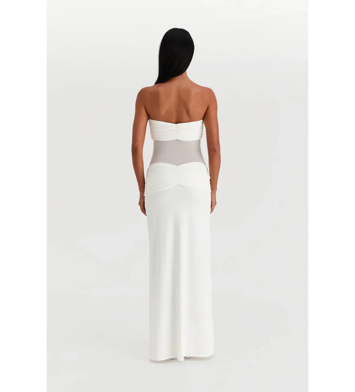 Sasha Therese Amara Maxi Dress In White Size S/AU 8 - Image 3