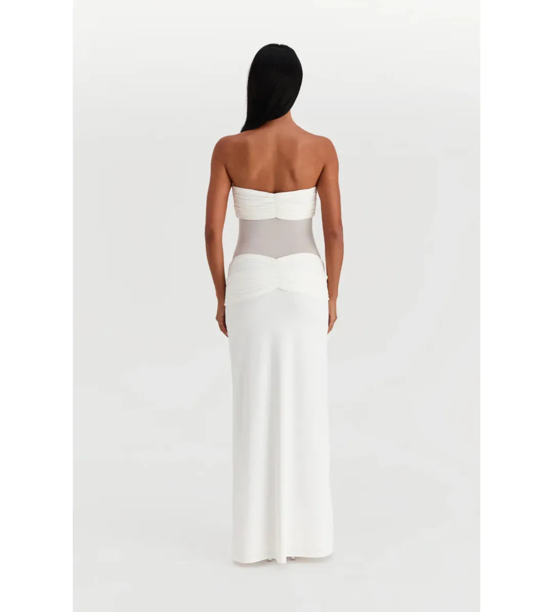 Sasha Therese Amara Maxi Dress In White Size M/AU 10 for rent on The Volte - main image