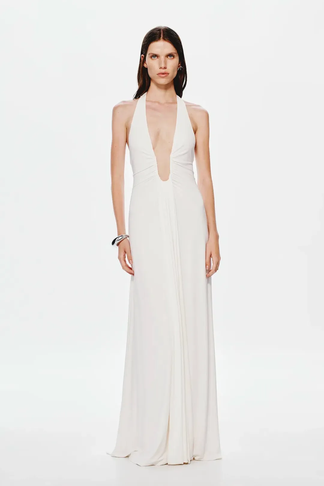 Misha Jennifer Cupro Maxi in White Size 6 for rent on The Volte - main image