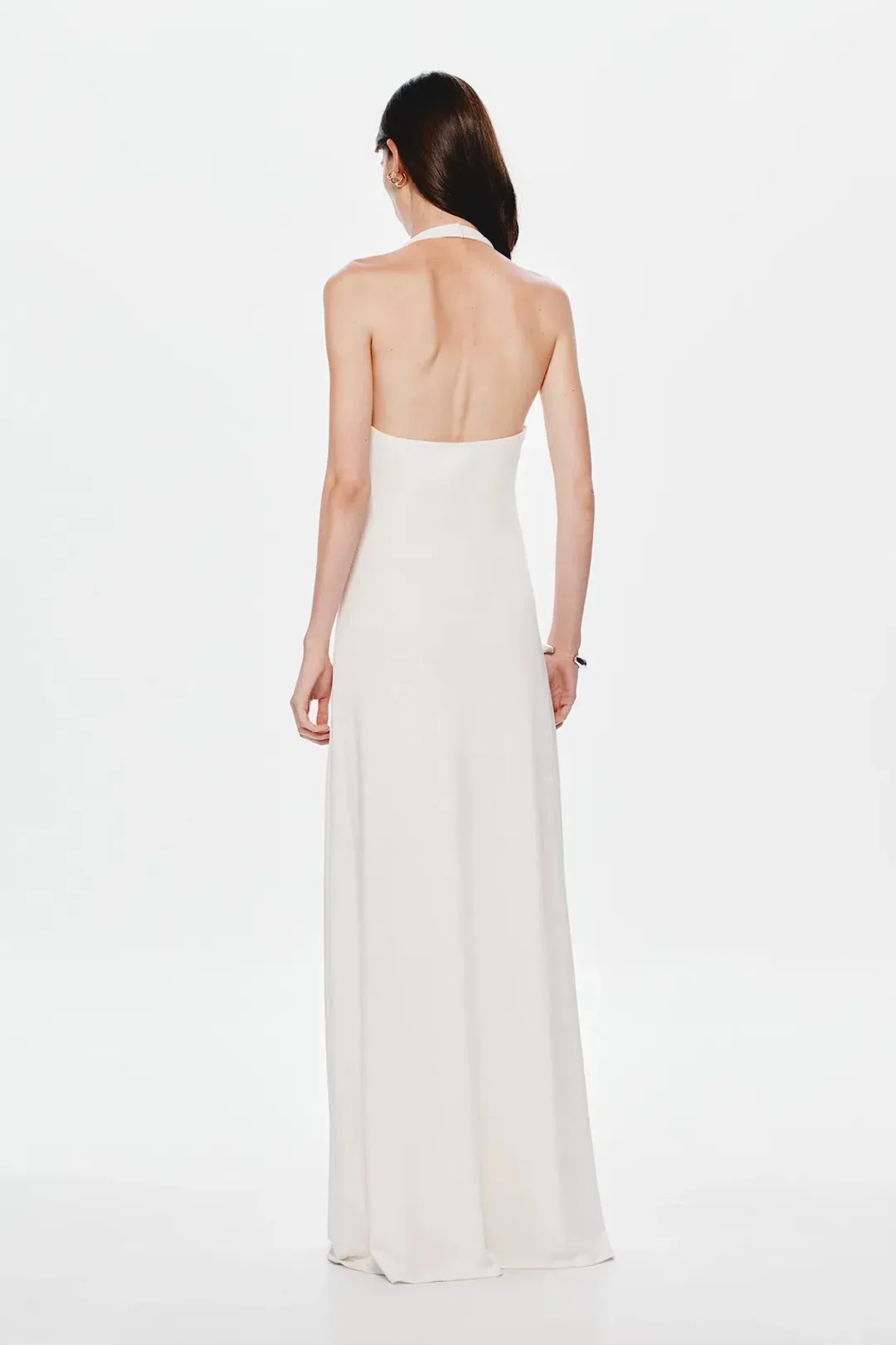 Misha Jennifer Cupro Maxi in White Size 6 for rent on The Volte - main image