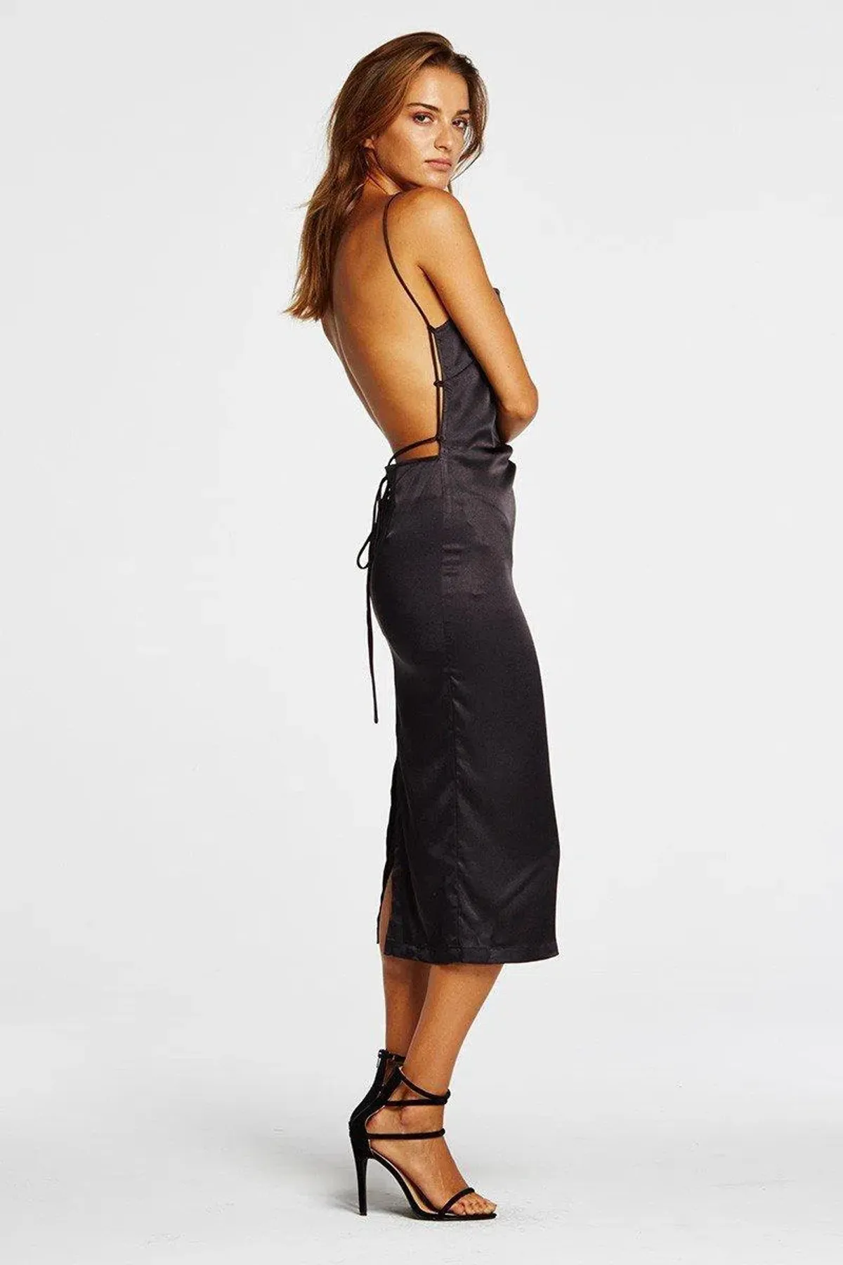 Maurie & Eve Apache Dress Black Midi Size AU 8 - Image 2