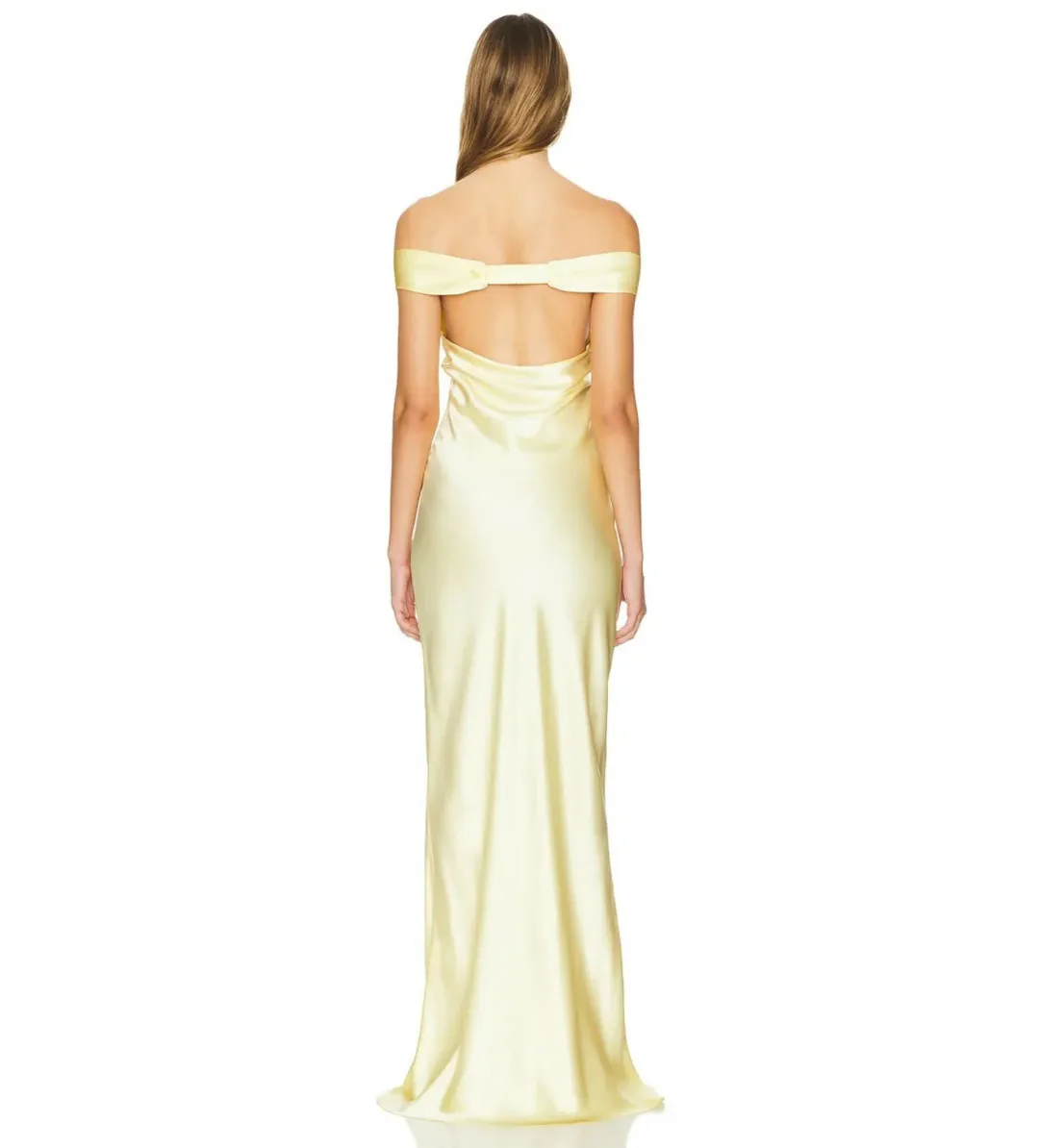 Natalie Rolt Bridget Gown Lemon Size 0/AU 6 for rent on The Volte - main image