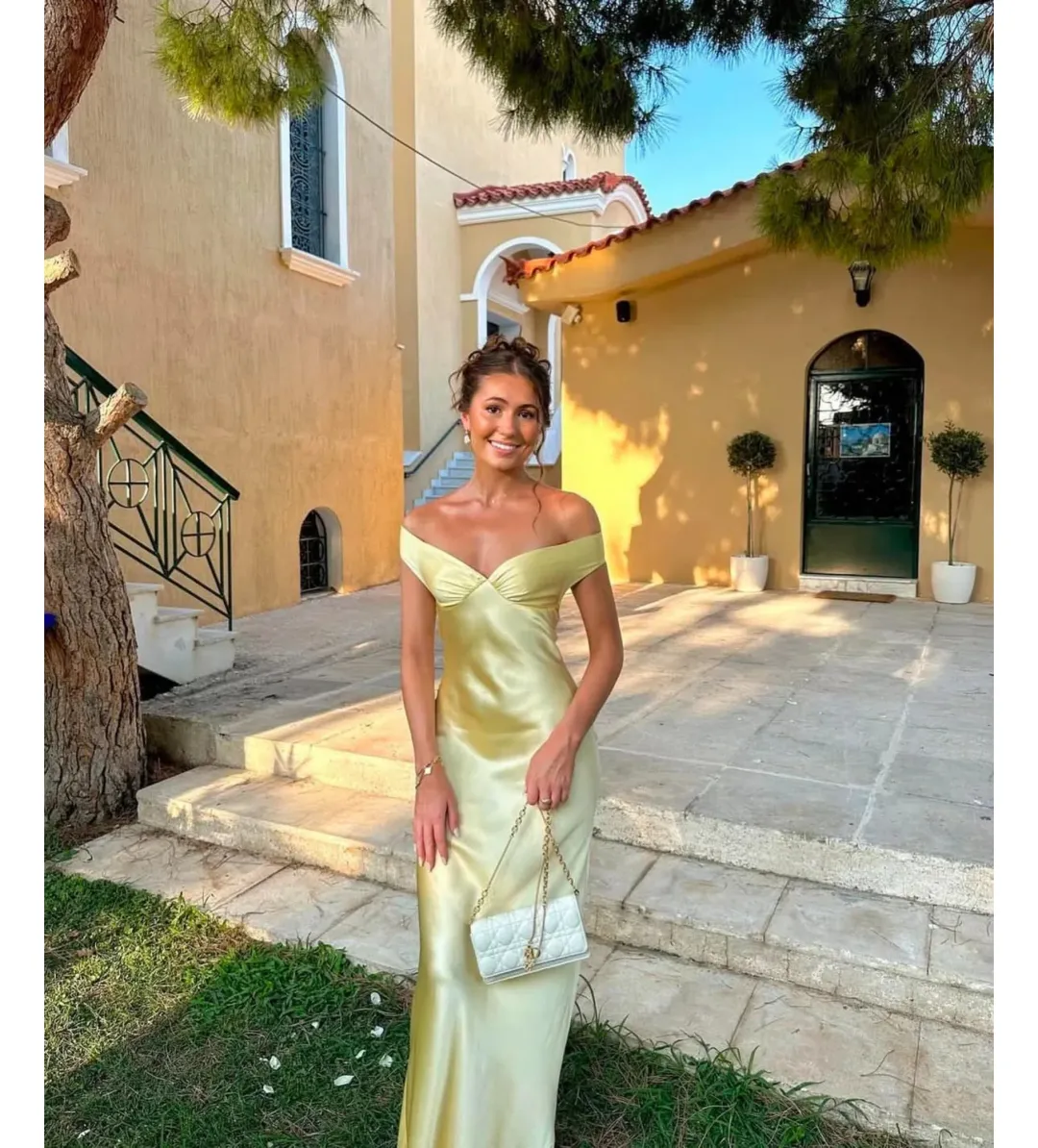 Natalie Rolt Bridget Gown Lemon Size 0/AU 6 for rent on The Volte - main image