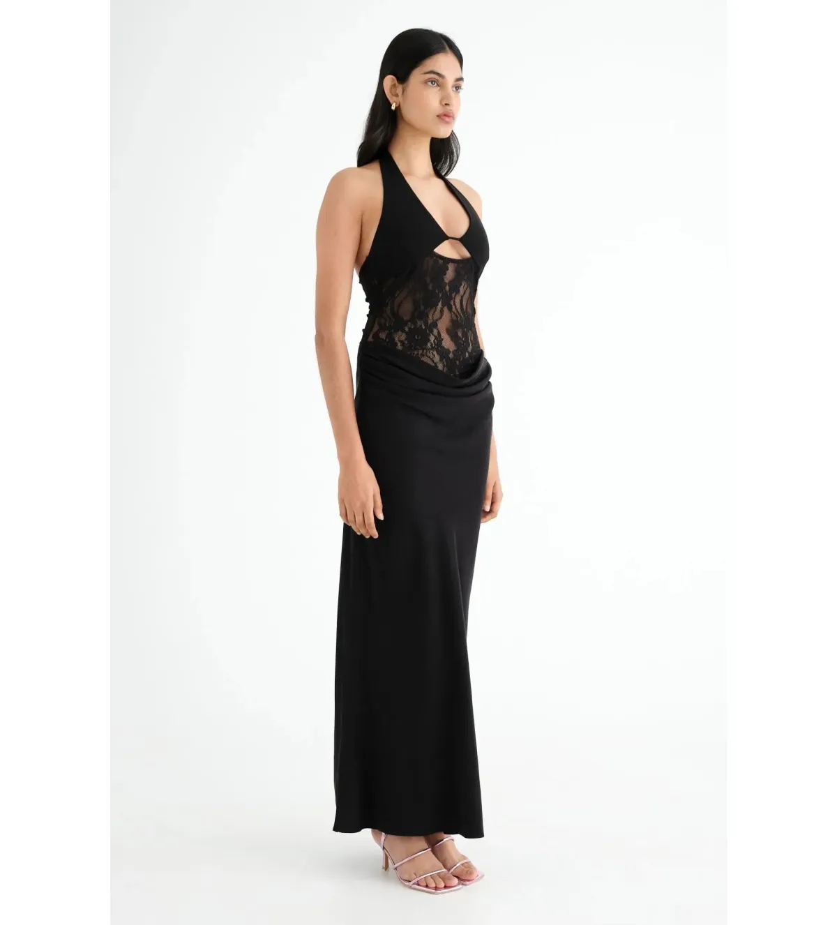 Benni Miko Maxi Dress in Black Size 10 - Image 2