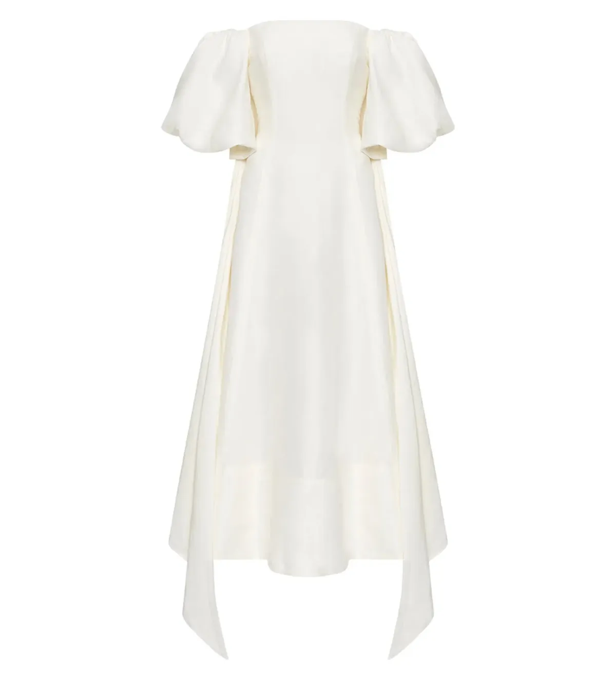Aje Incarnation Midi Dress Ivory Size AU 10 - Image 5