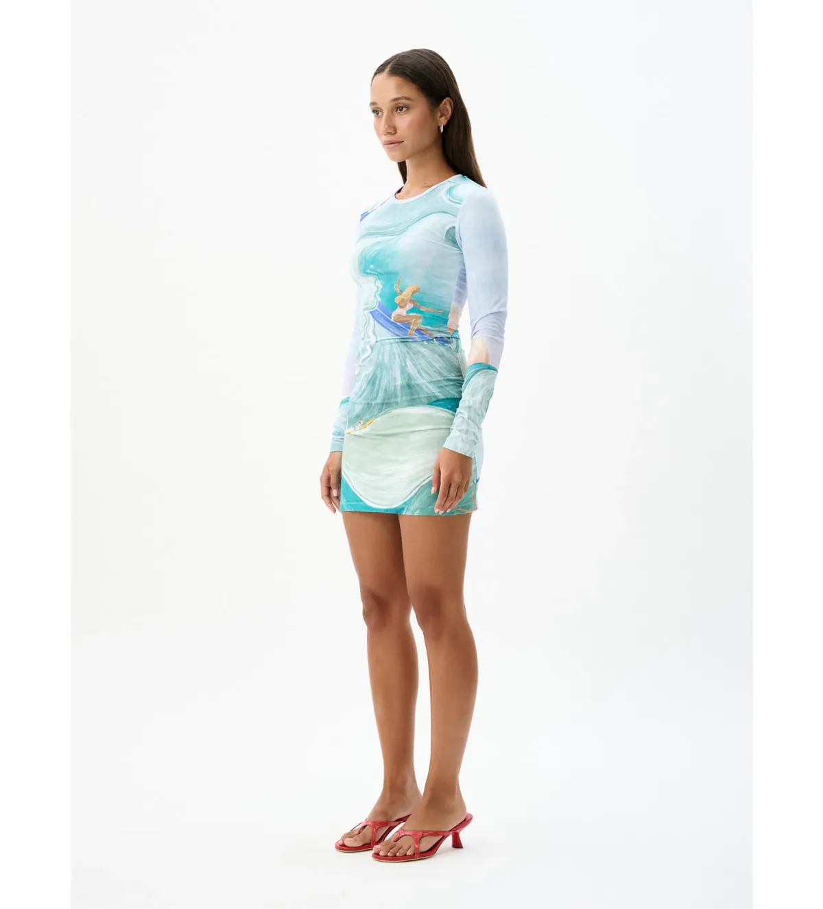Roame Birdie Mini Dress Apres Surf Size 2/AU 10 - Image 2