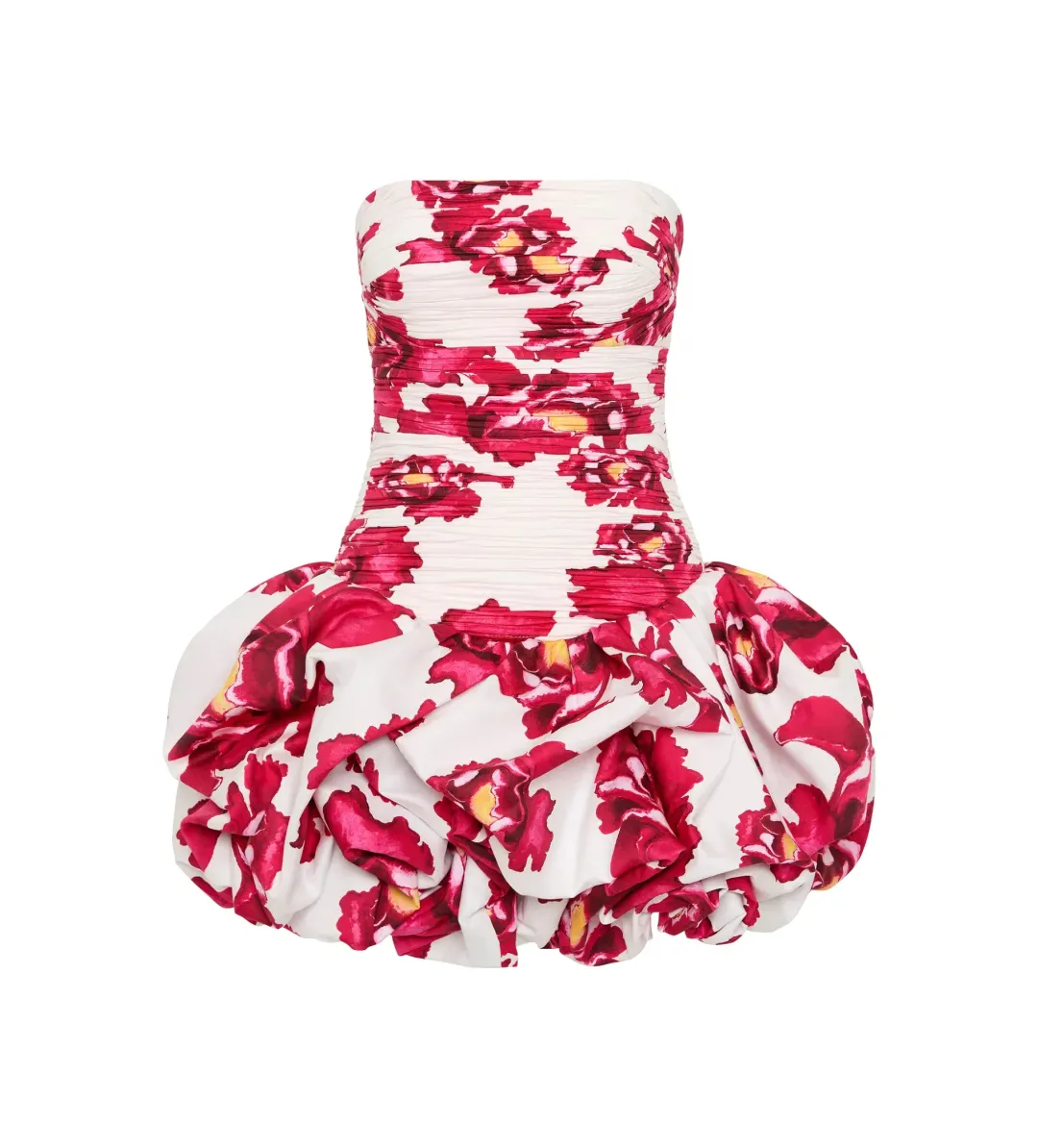 Aje Violette Bubble Hem Mini Dress in Boldly Blooming Size 8 for rent on The Volte - main image