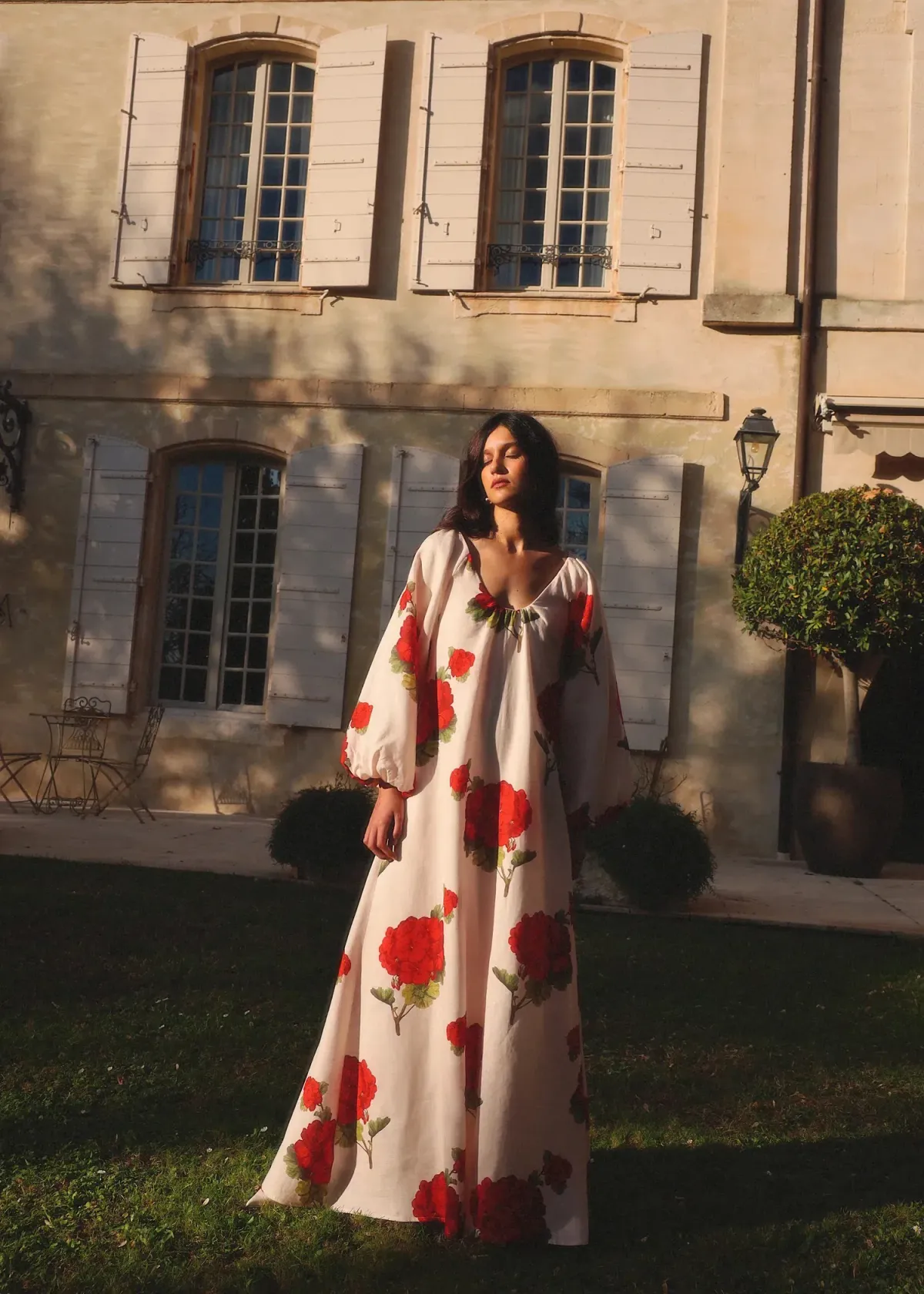 Morton Mac Delphina Dress Tall Crimson Ivy One Size - Image 3