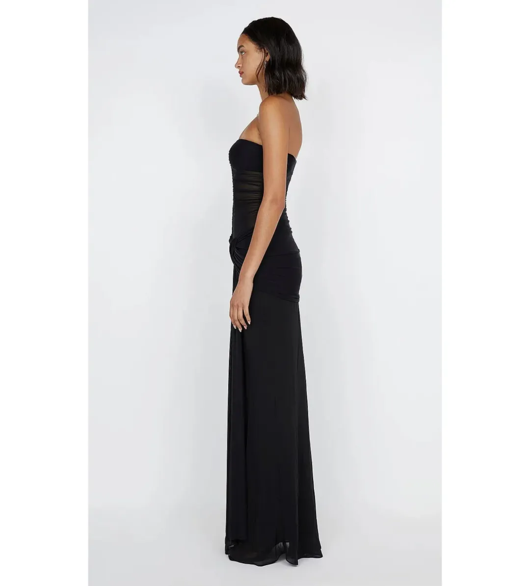 Bec & Bridge Noemi Strapless Gown Black Size AU 8 for rent on The Volte - main image