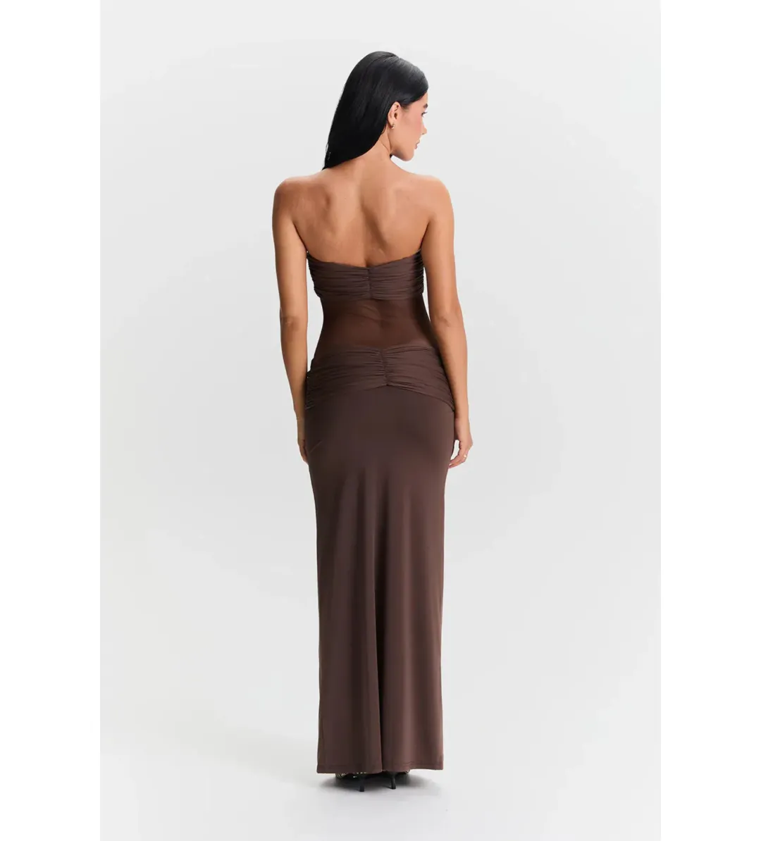 Sasha Therese Amara Maxi Dress Brown Size M/AU 10 for rent on The Volte - main image