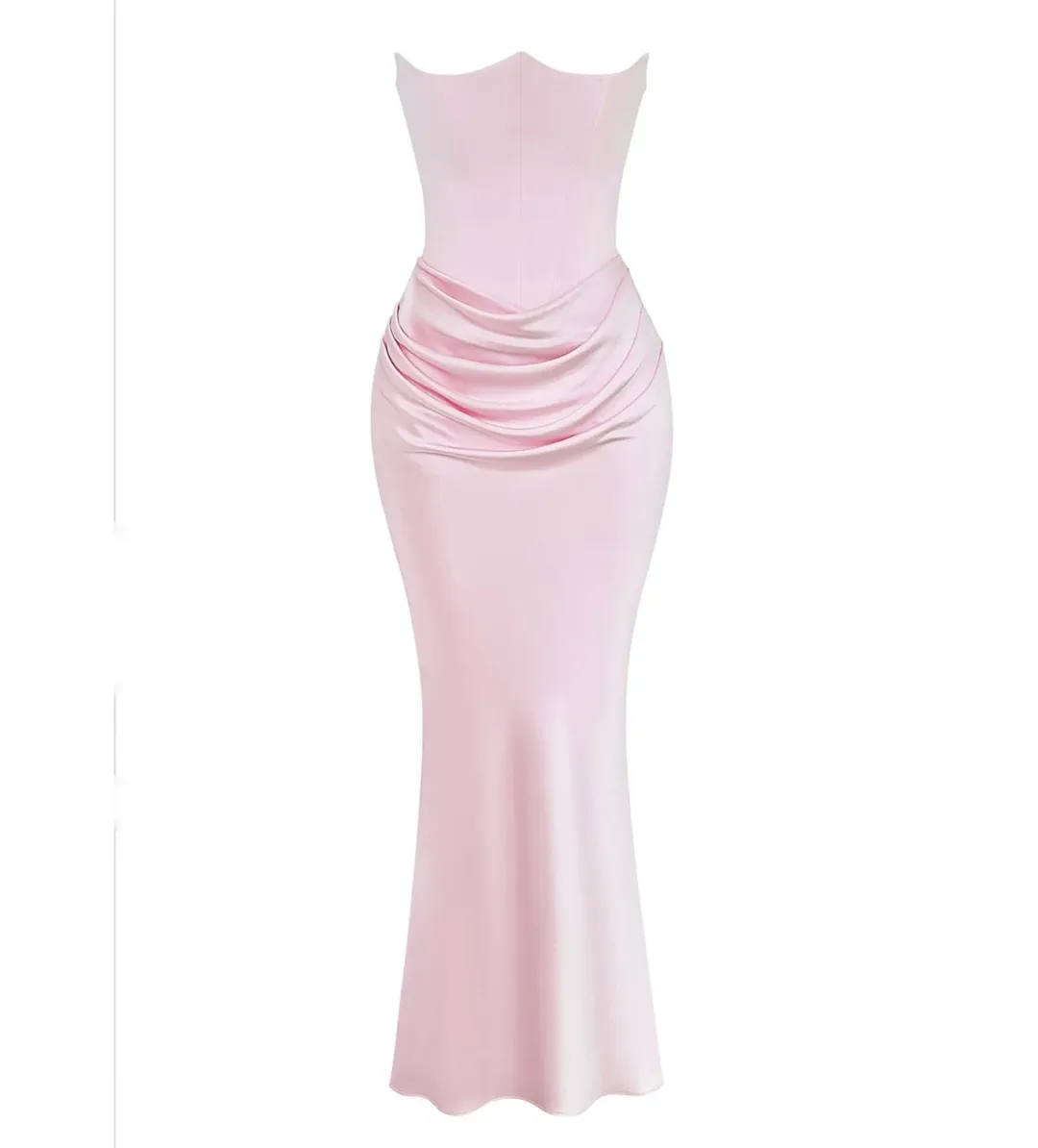 House of CB Pink Persephone Dress Size 6 for rent on The Volte - main image