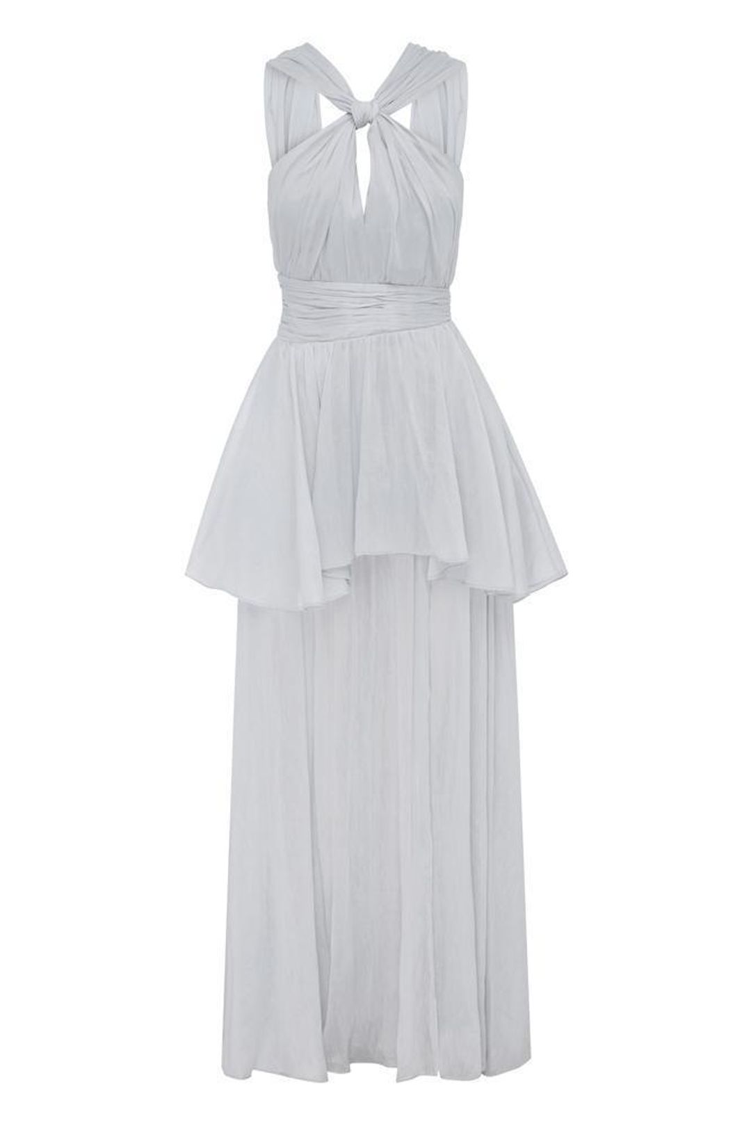 Aje Fraser Maxi Dress Blue Size 8 for rent on The Volte - main image