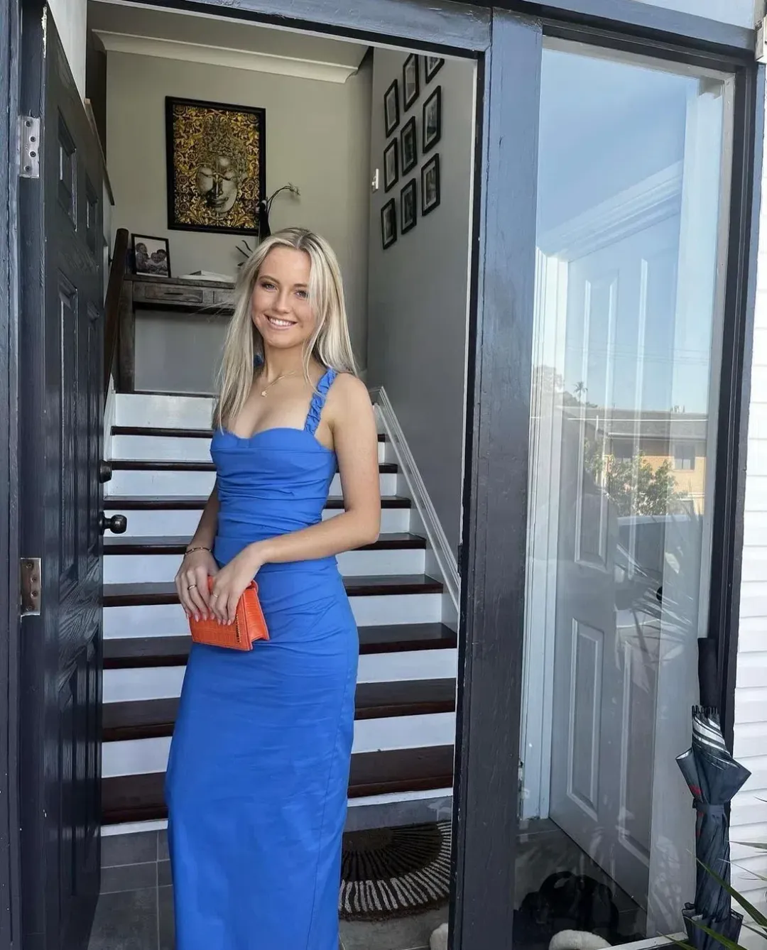 Sir the Label Azul Balconette Gown Maxi Size AU 8 for rent on The Volte - main image