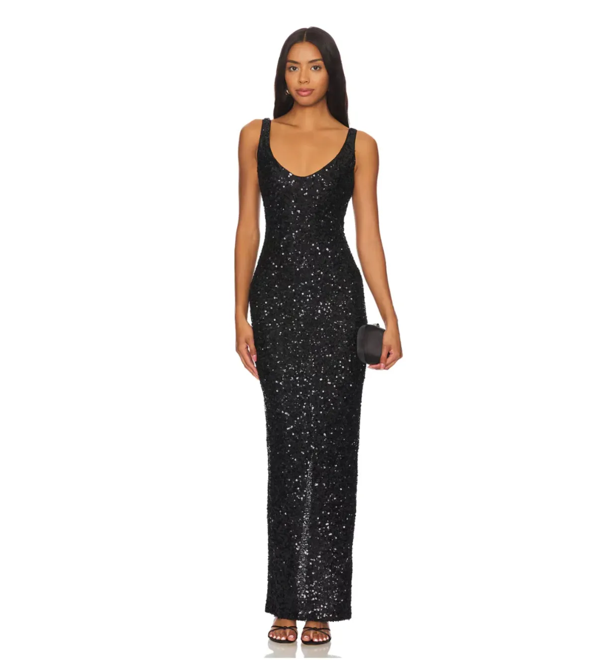 NBD Janhvi Maxi Dress in Black Size AU 4 - Image 1