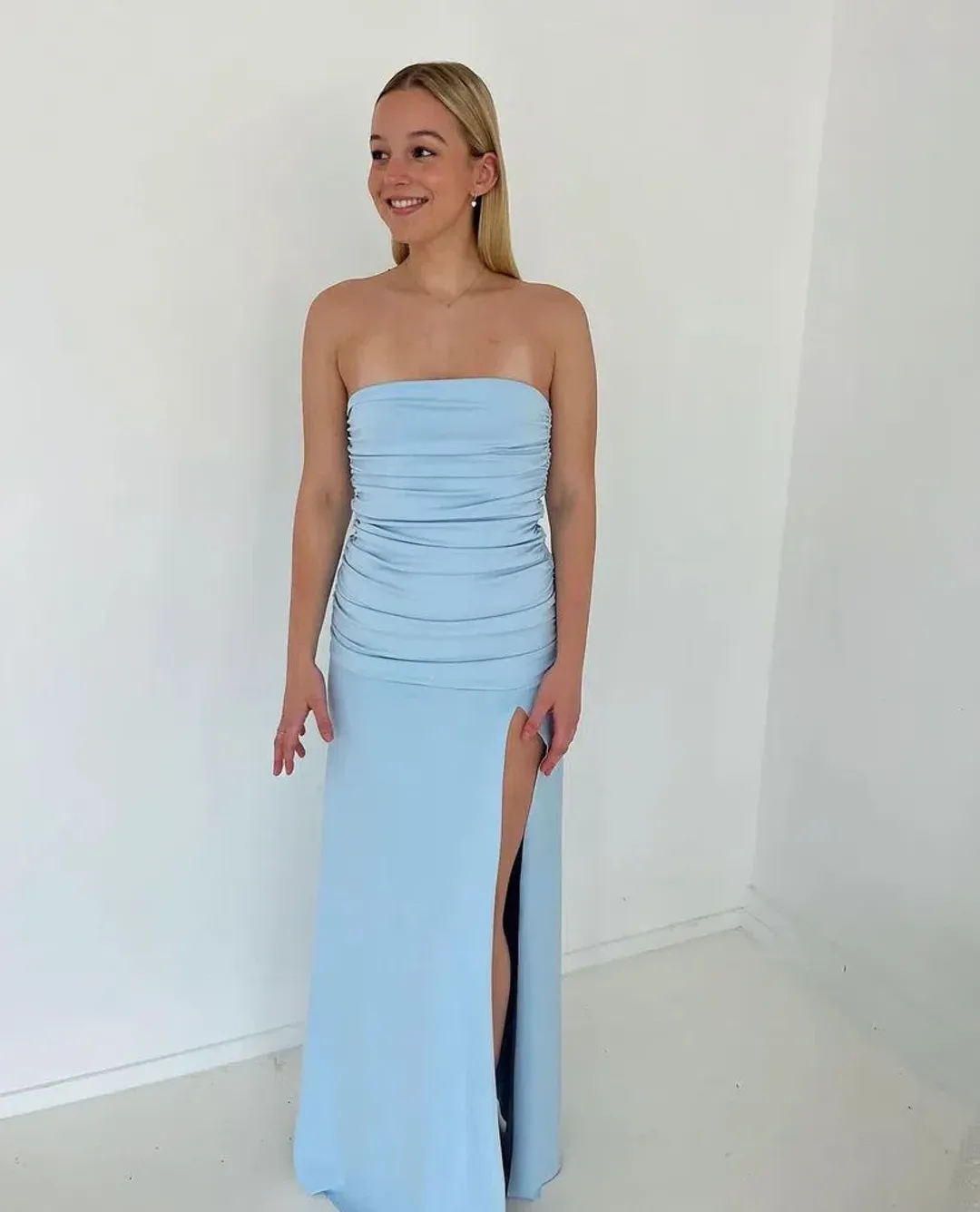 Mode Mila Remi Maxi Dress Ice Blue Size S / AU 8 for rent on The Volte - main image