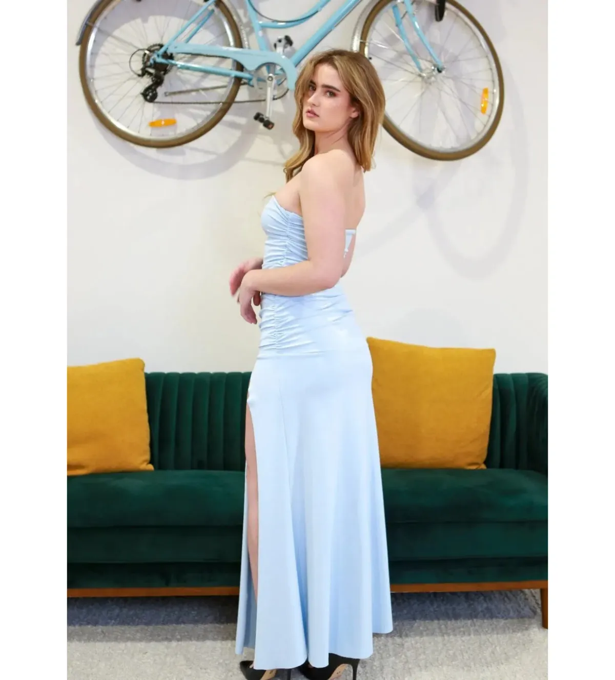 Mode Mila Remi Maxi Dress Ice Blue Size M/AU 10 - Image 2