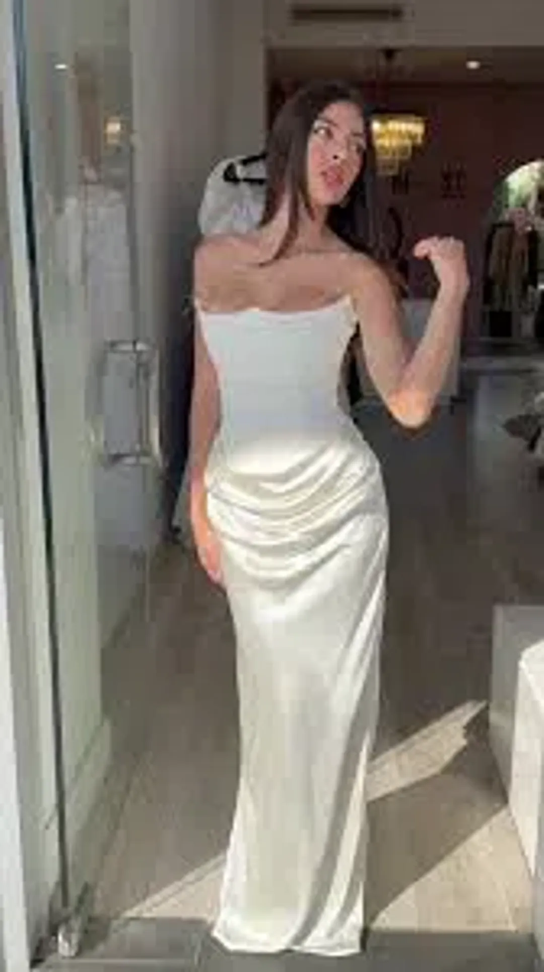 House of Cb Strapless Corset Dress Ivory Size XS / AU 6 for rent on The Volte - main image