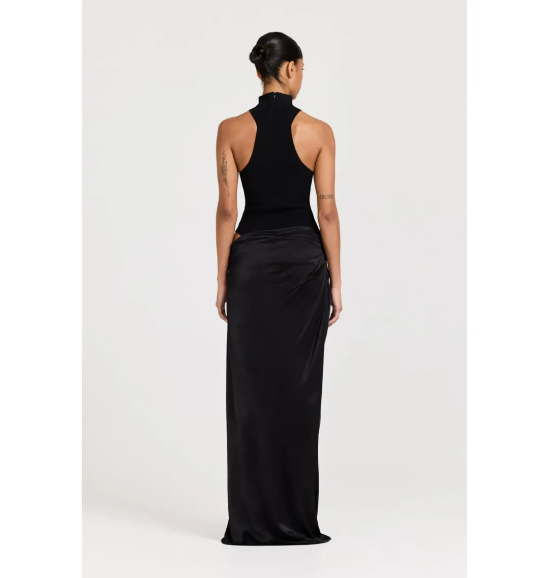 Henne Soraia Dress in Black Size AU 6 for rent on The Volte - main image