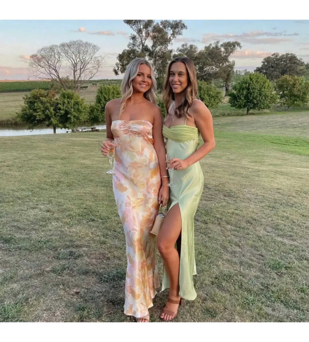 Bec & Bridge Indi Strapless Maxi Floral Size AU 8 for rent on The Volte - main image