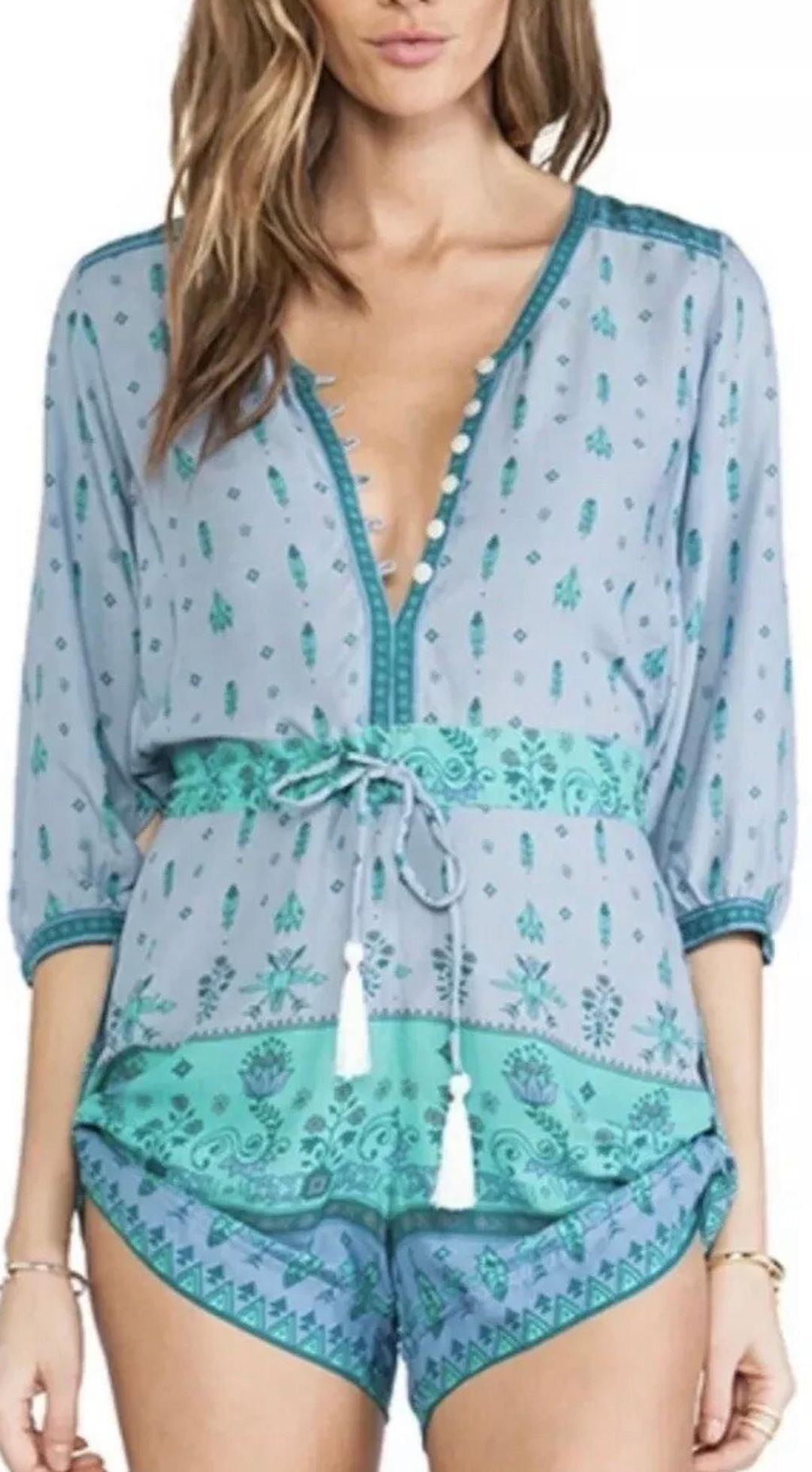 Spell Desert Wanderer Playsuit Dawn Size AU 6 for rent on The Volte - main image