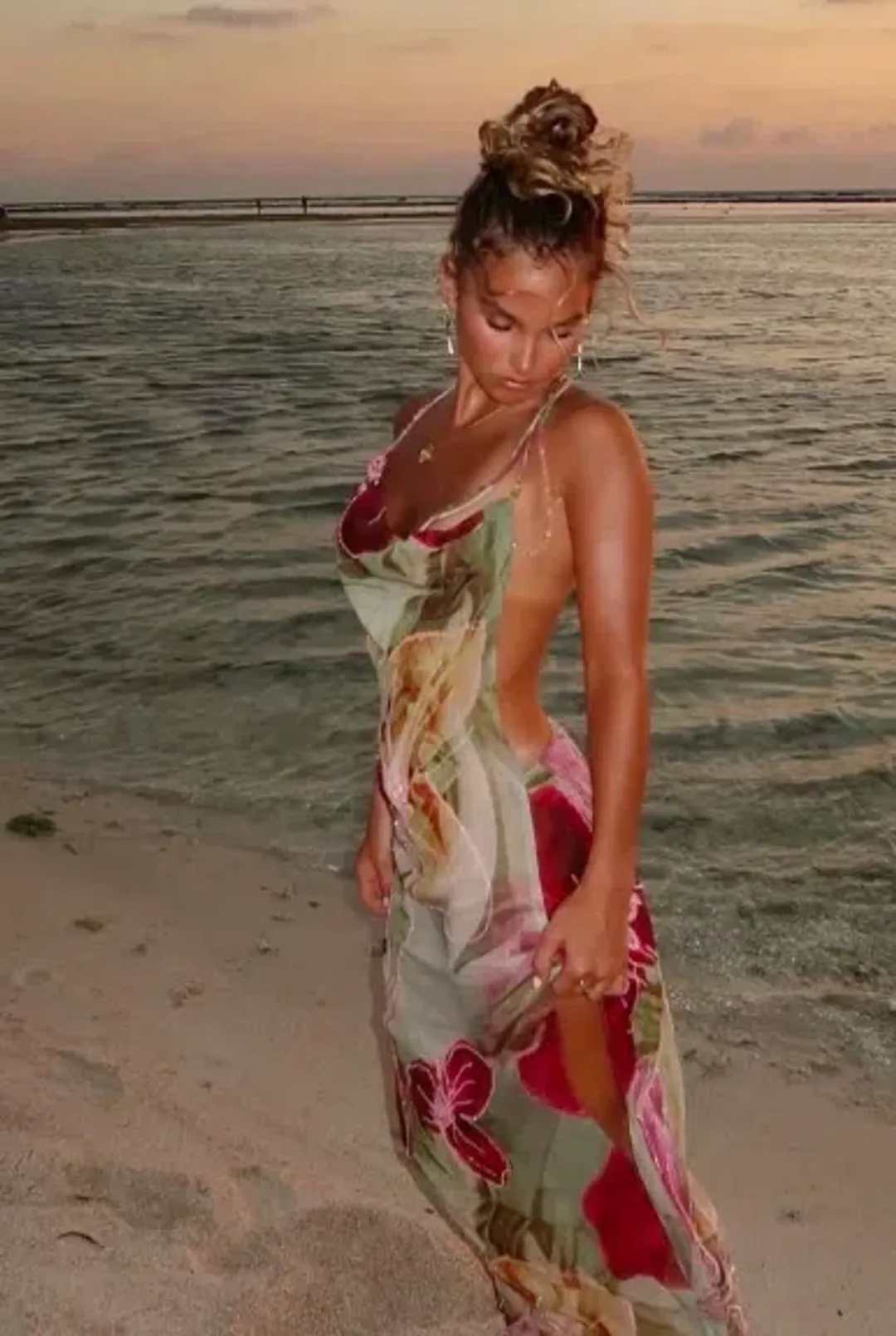 Jaded London Dahlia Maxi Dress Size AU 8 for rent on The Volte - main image