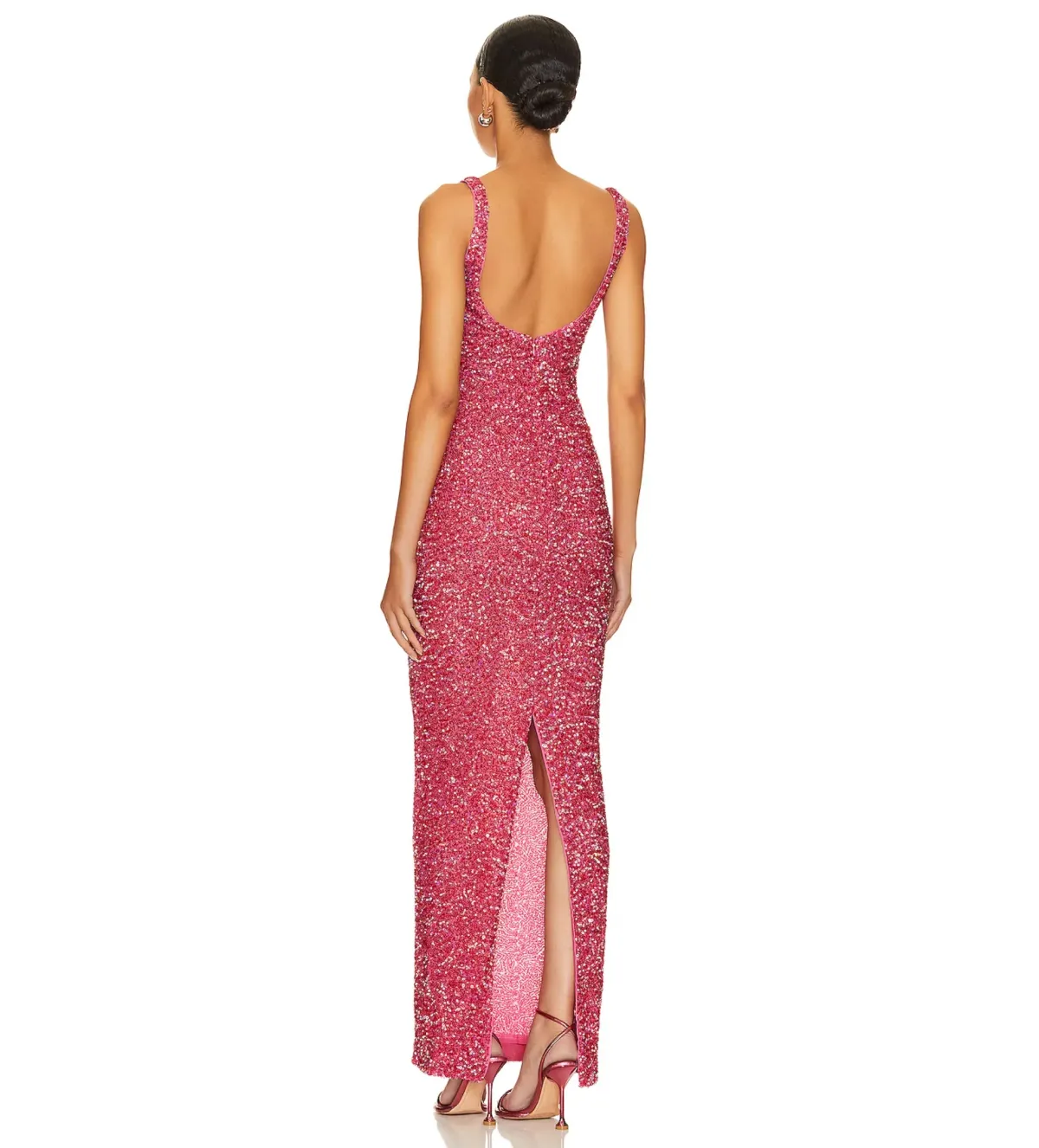 NBD Janhvi Maxi Dress Hot Pink Size XXS/AU 4 - Image 3