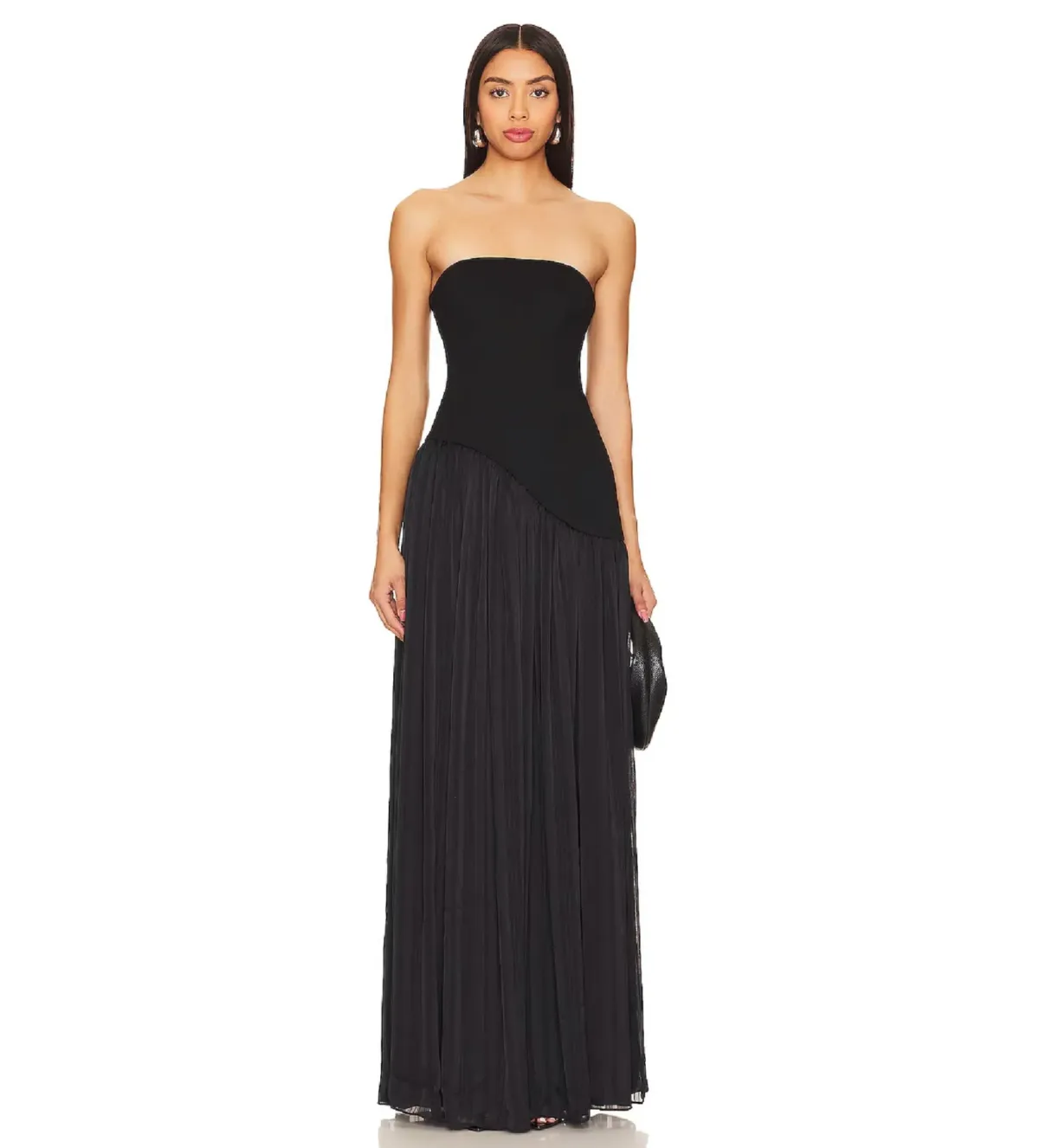 Lovers and Friends Alice Strapless Gown Black Size M/AU 10 - Image 1