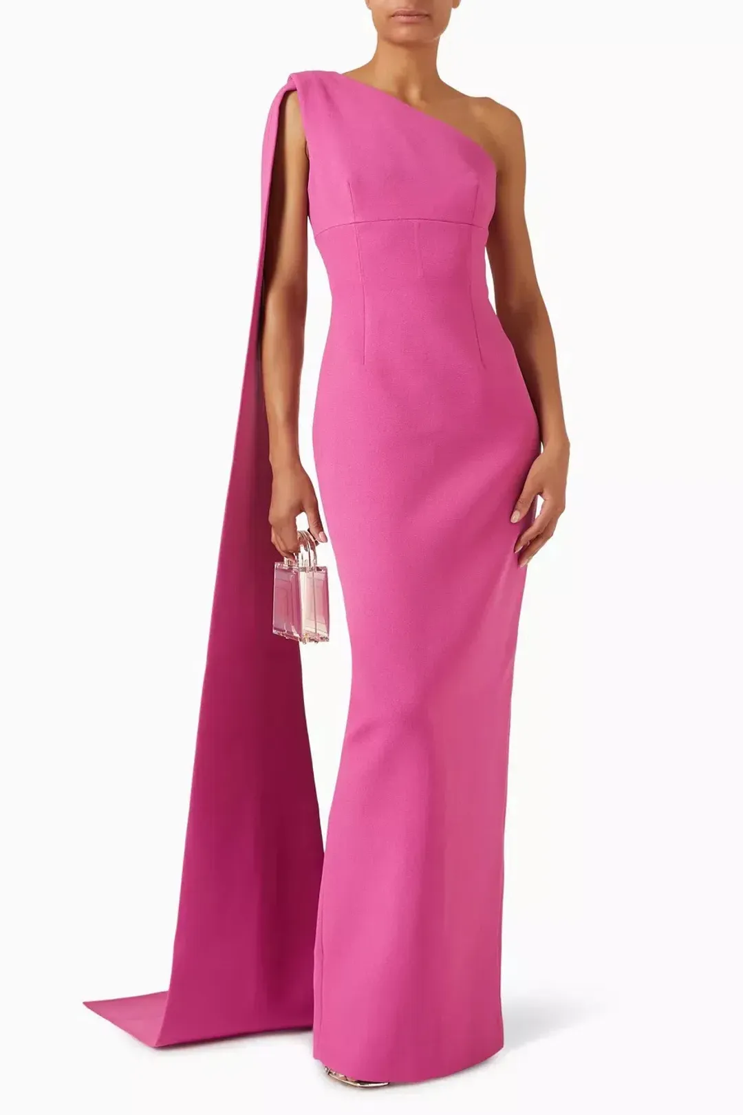 Rachel Gilbert Clara Gown Hot Pink Size AU 12    for rent on The Volte - main image