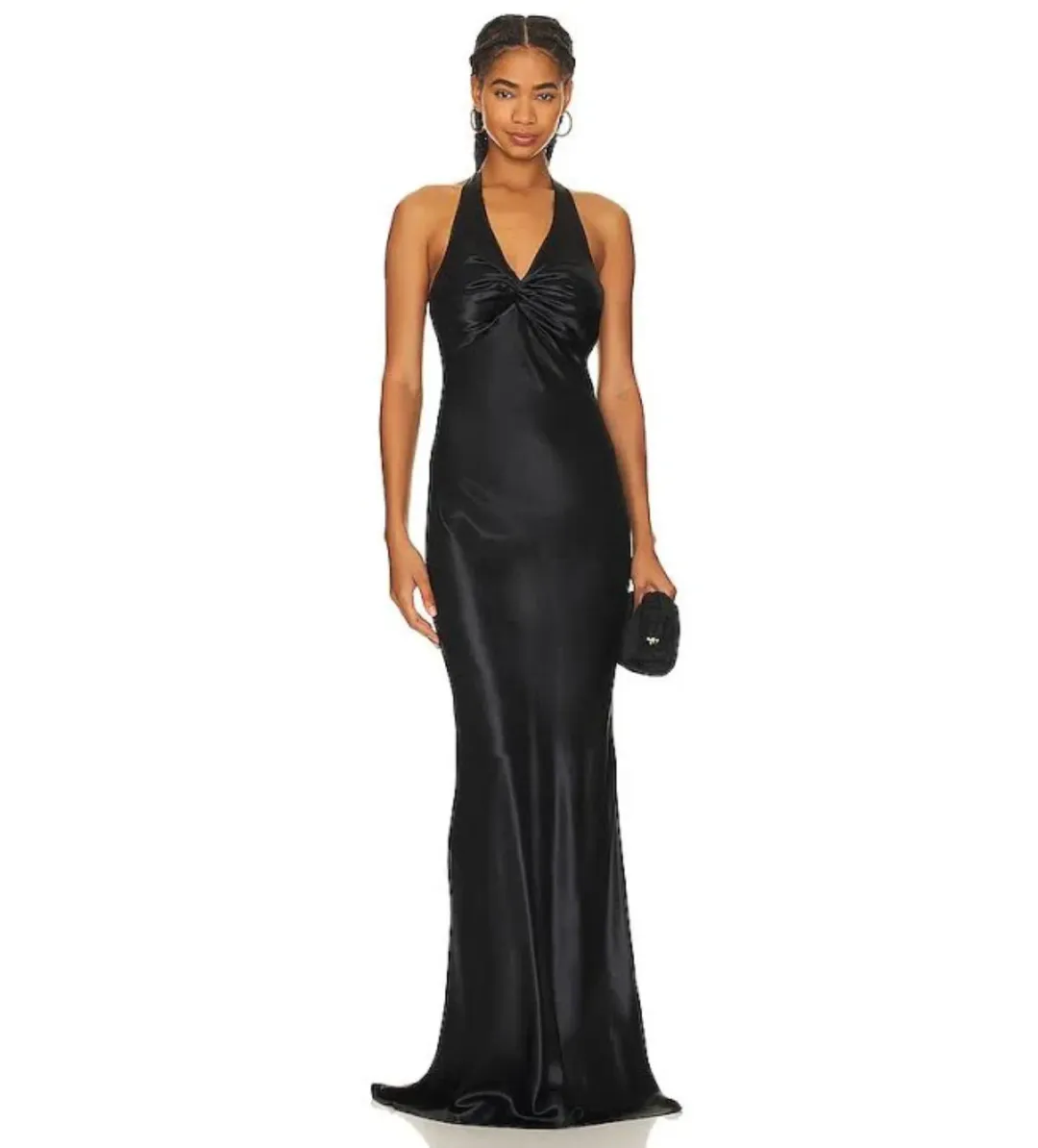 Natalie Rolt Tasha Gown Black Size 1/AU 8 for rent on The Volte - main image