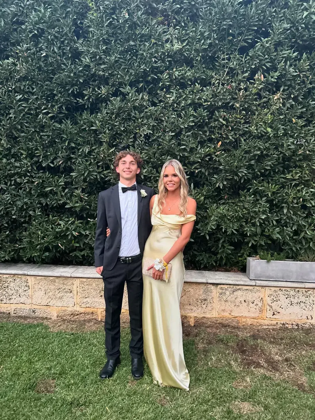 Natalie Rolt Μonika Gown Lemon Size 1/AU 8 for rent on The Volte - main image