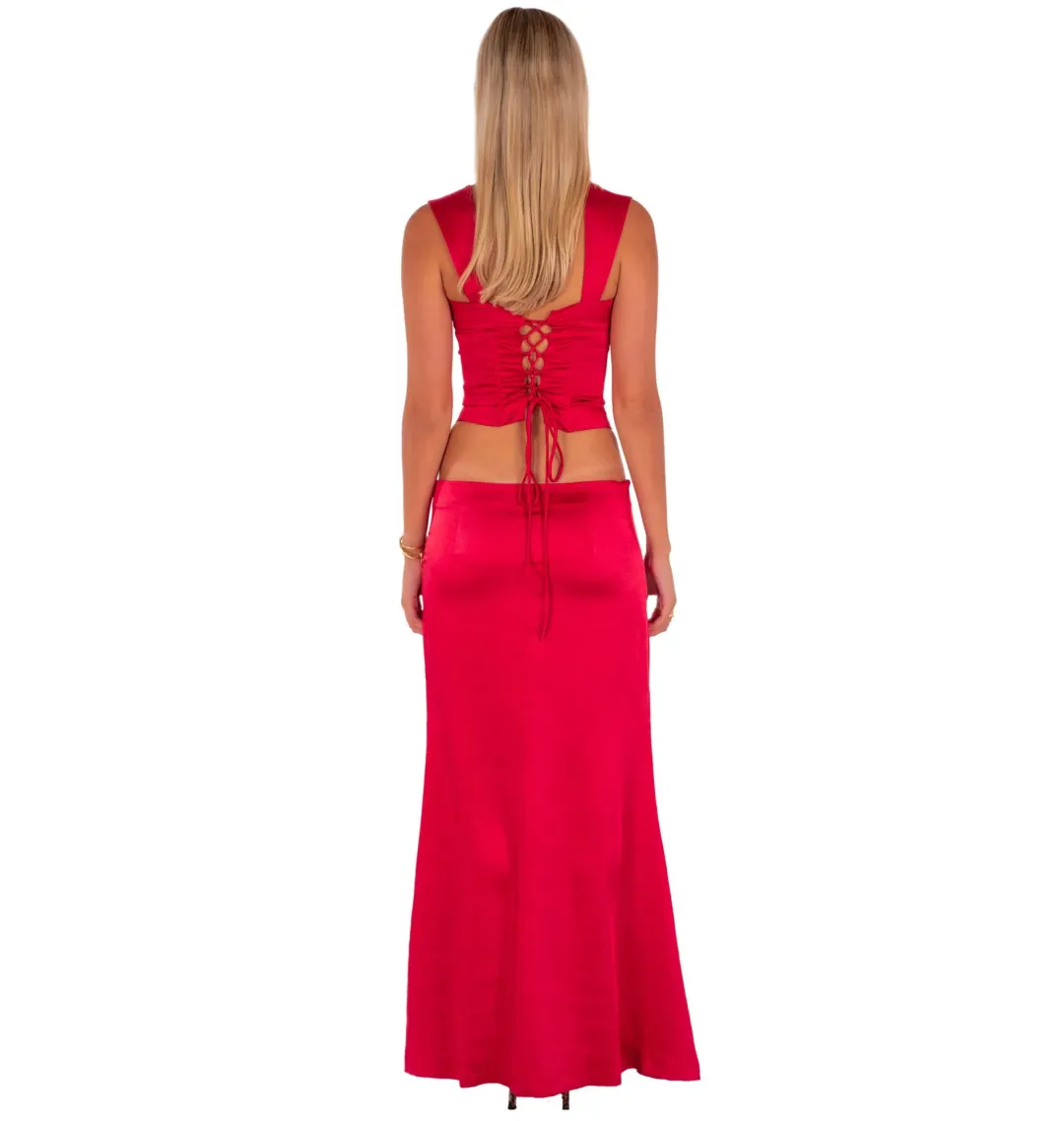 I Am Delilah Valerie Set Cherry Size XS / AU 6 for rent on The Volte - main image