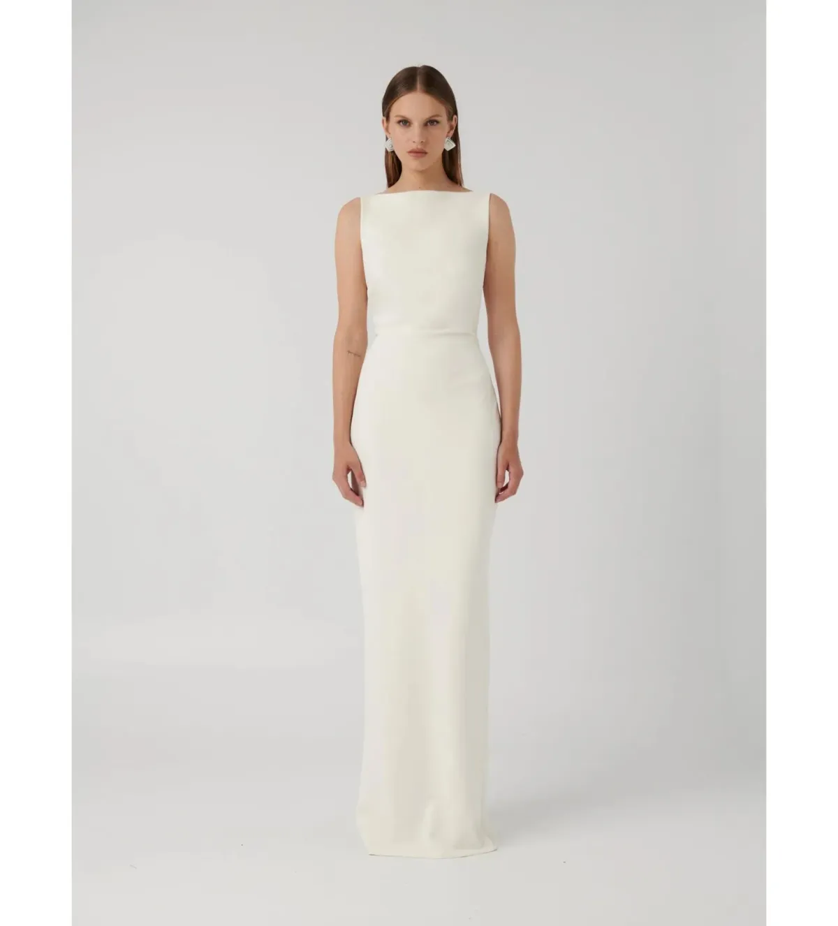 Effie Kats White Verona Gown in White Size XS/ AU 6 - Image 1