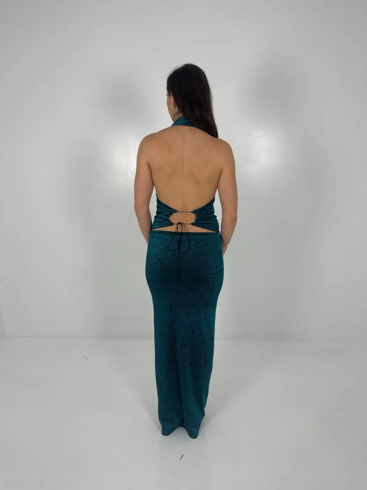 Deconduarte Jade Astor Maxi Dress in Jade (Size S/M) - Image 3