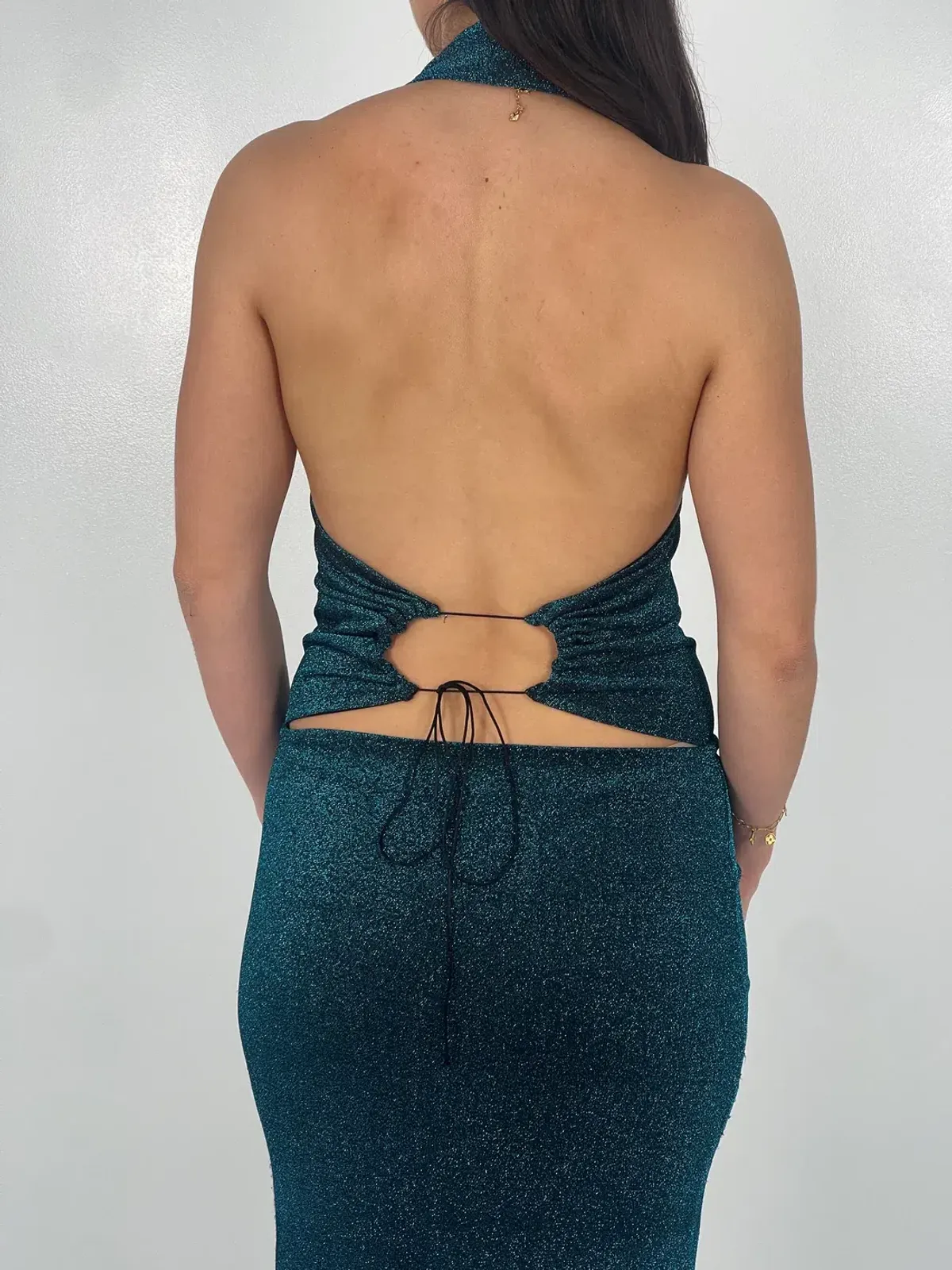 Deconduarte Jade Astor Maxi Dress in Jade (Size S/M) - Image 4