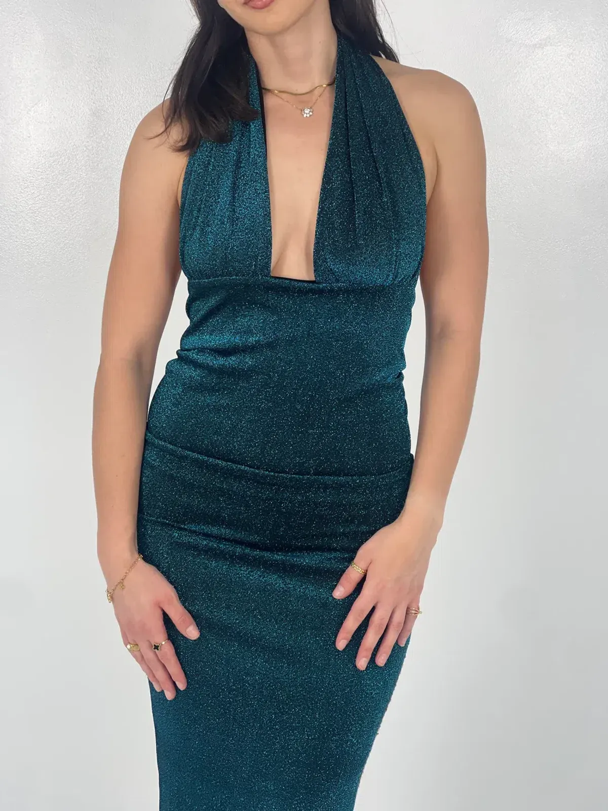 Deconduarte Jade Astor Maxi Dress in Jade (Size S/M) - Image 2