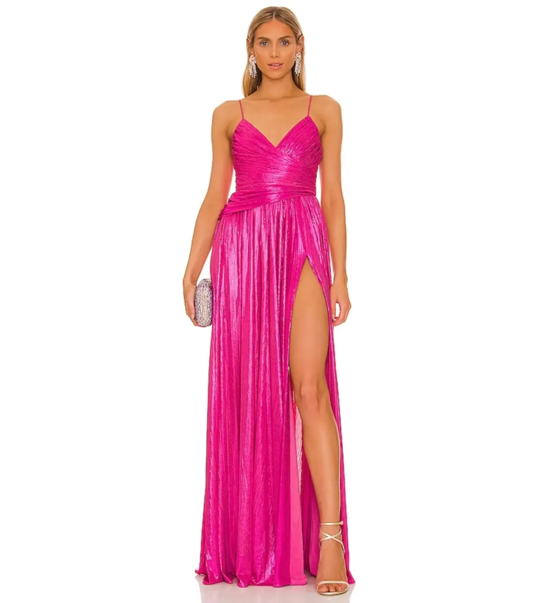 Retrofete Pink Doss Gown Size XS / AU 6 for rent on The Volte - main image