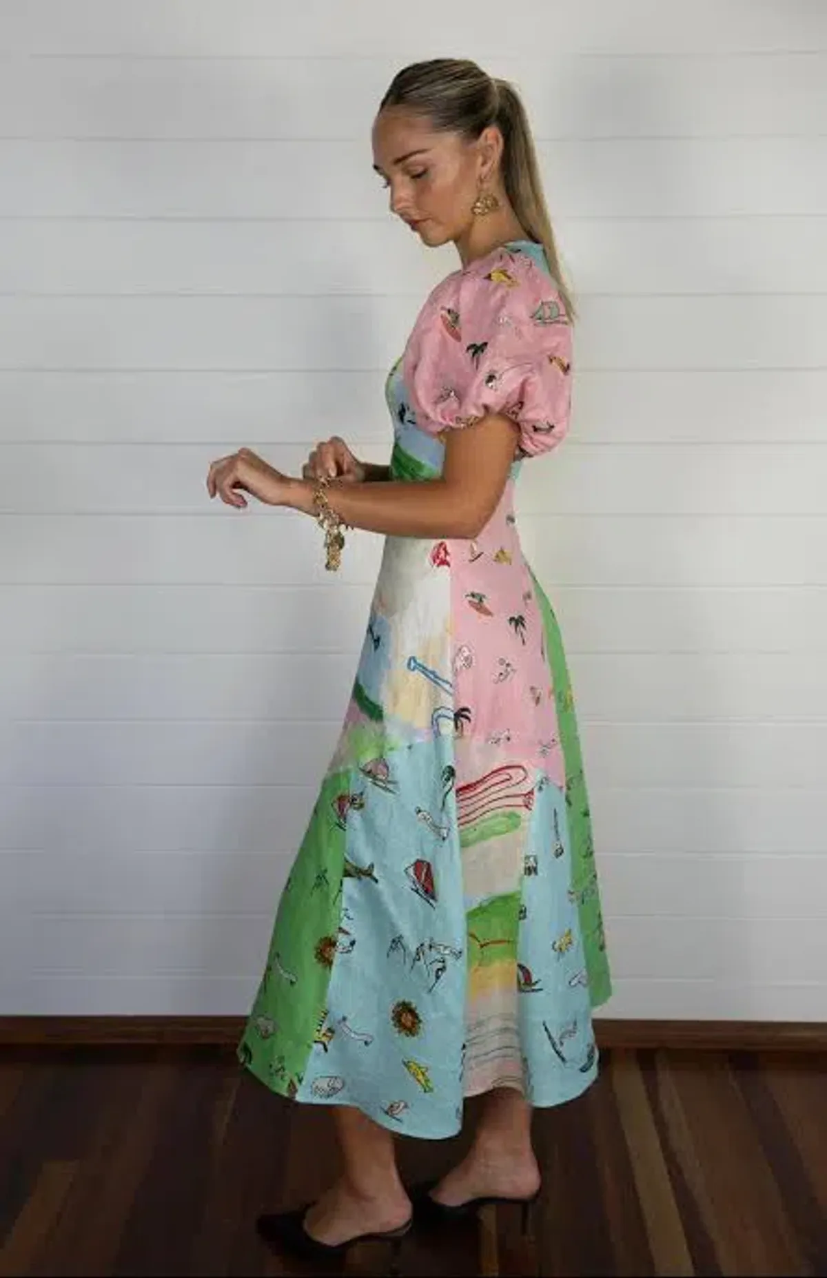 Alemais Jet Midi Dress size 8 - Image 4