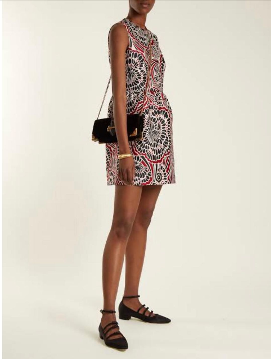 RedValentino Bambolina floral-jacquard mini dress Size 14 for rent on The Volte - main image