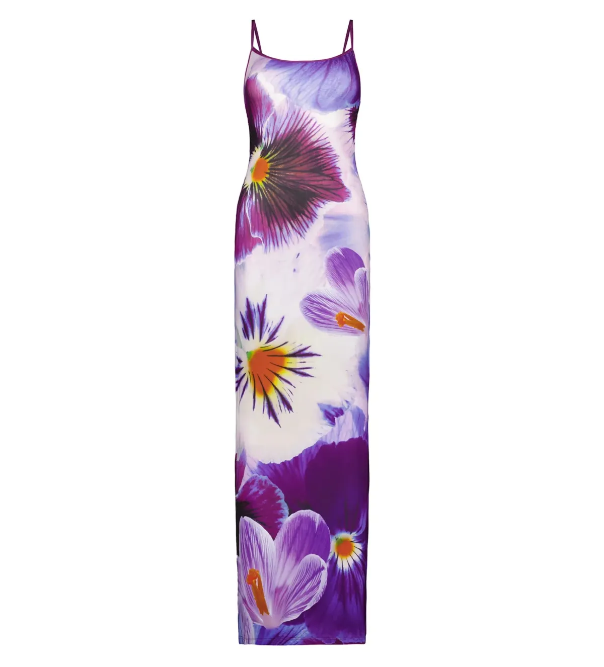 With Harper Lu Slip Maxi Dress Indigo Blossom Size S/AU 8 - Image 5