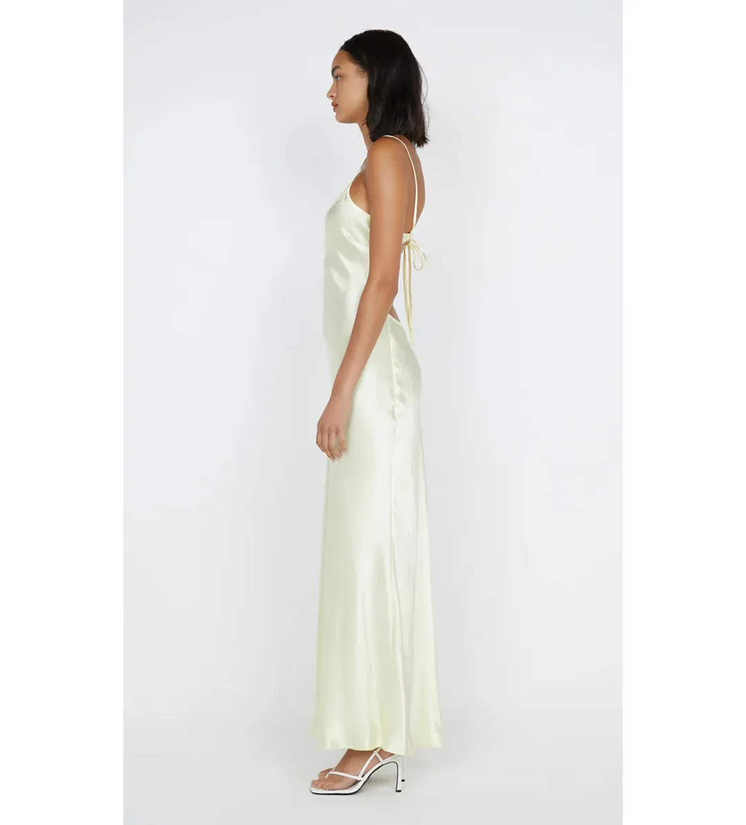 Bec & Bridge Cedar City Maxi Dress in Ice Yellow Size 8 for rent on The Volte - main image