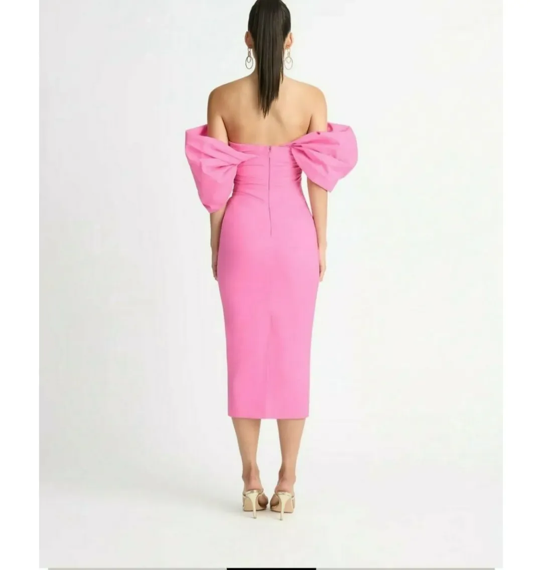 Sheike Ever After Midi Dress Pink Size 14 for rent on The Volte - main image