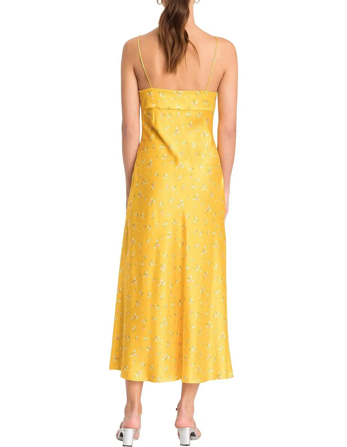 Bec & Bridge Only In Paris Slip Dress Yellow Size 10 - Image 3