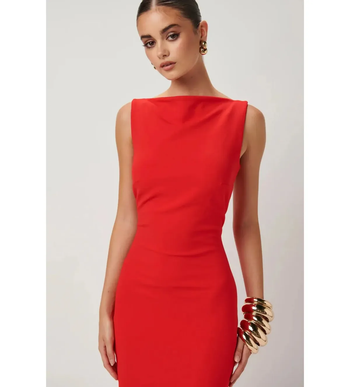 Effie Kats Verona Gown Red Size XS / AU 6 - Image 3