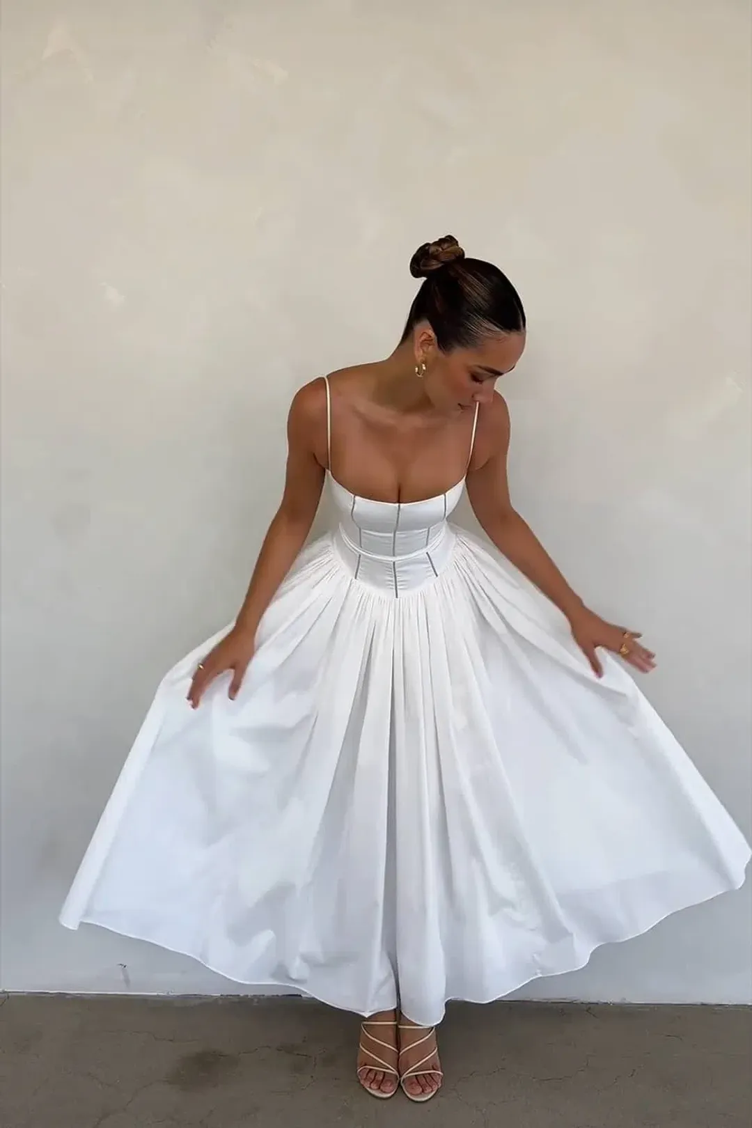 House of CB Ysabella Dress White Size 8/S for rent on The Volte - main image