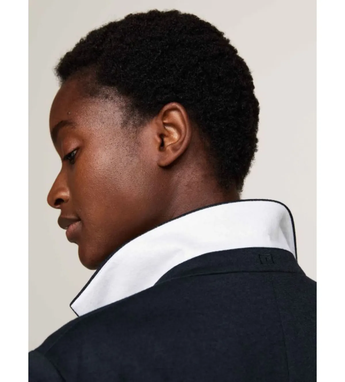 Tommy Hilfiger Pocket Embroidery Slim Fit Blazer Desert Sky Size AU 16 - Image 4