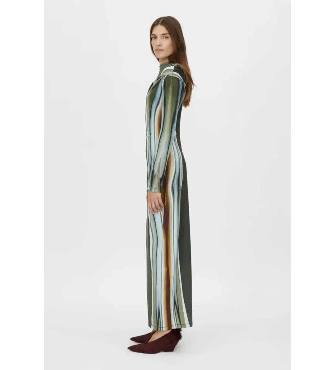 Camilla and Marc Elixir Print Jersey Maxi Dress in Elixir Print Size AU 6 (6-8) for rent on The Volte - main image