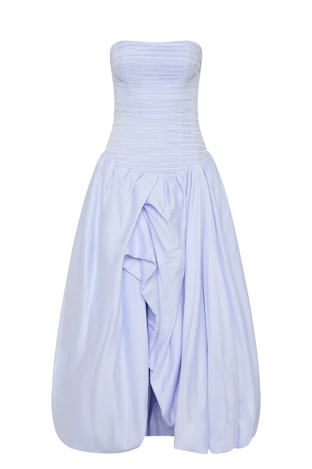 Aje Violette Bubble Hem Maxi Dress Pearl Blue Size 8 for rent on The Volte - main image
