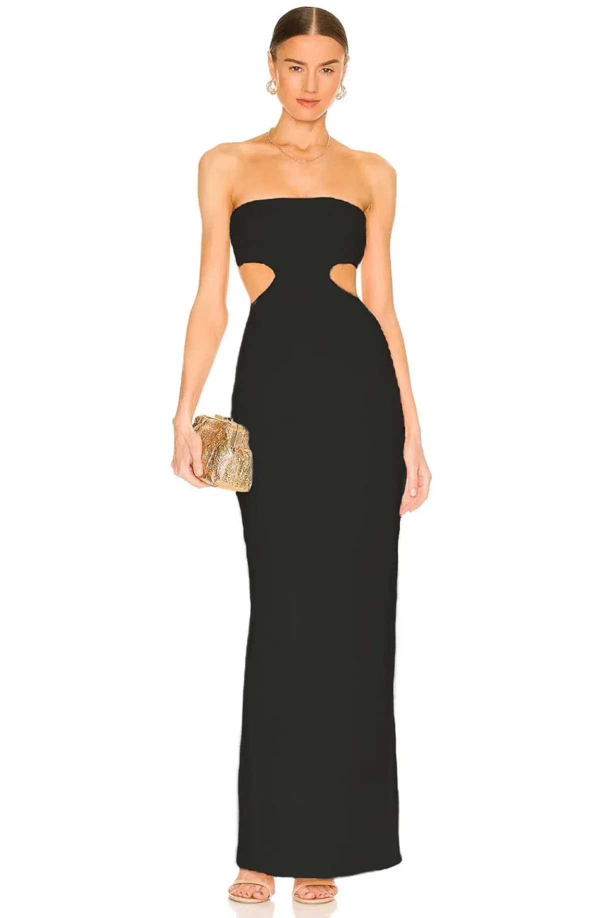 Natalie Rolt Carmen Gown Black Size 1 / AU 8 - Image 4