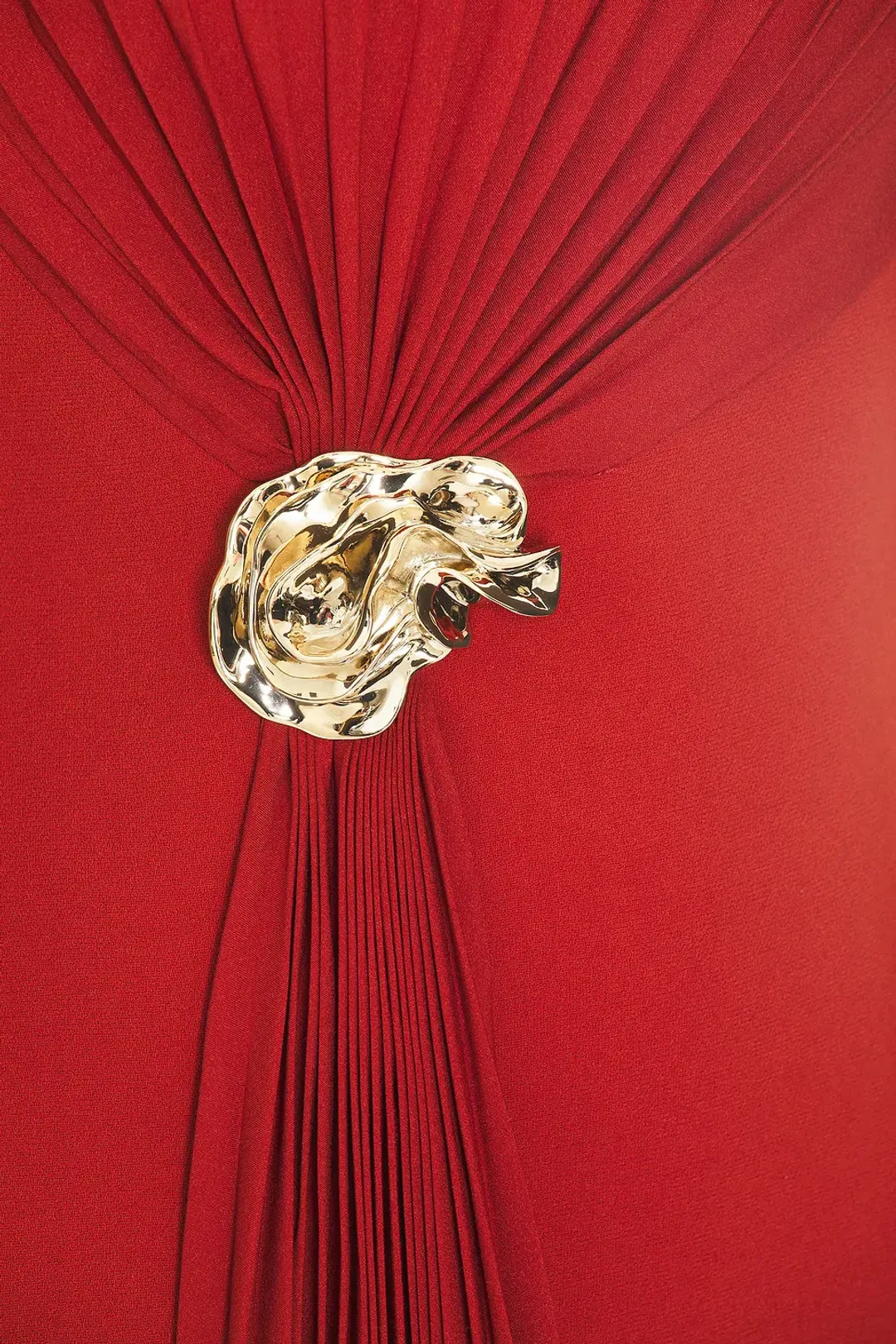 Acler Whitnell Midi Dress Burgundy Size 10 for rent on The Volte - main image