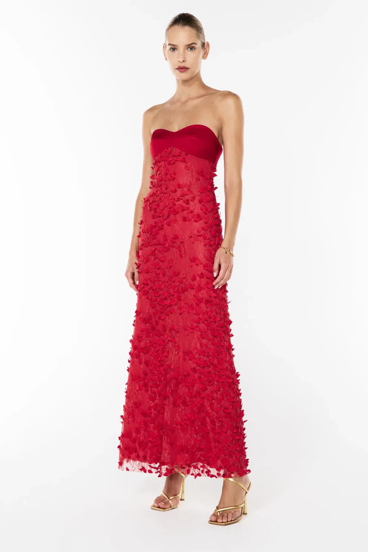 Manning Cartell Enchantment Balconette Maxi Dress Scarlet Red Size 6 - Image 2